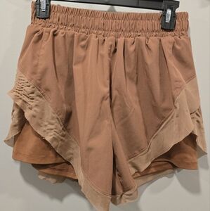 New In Women's Brown Athletic Shorts
